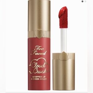 Velvet Lip & Cheek Gloss - Vibrant Red